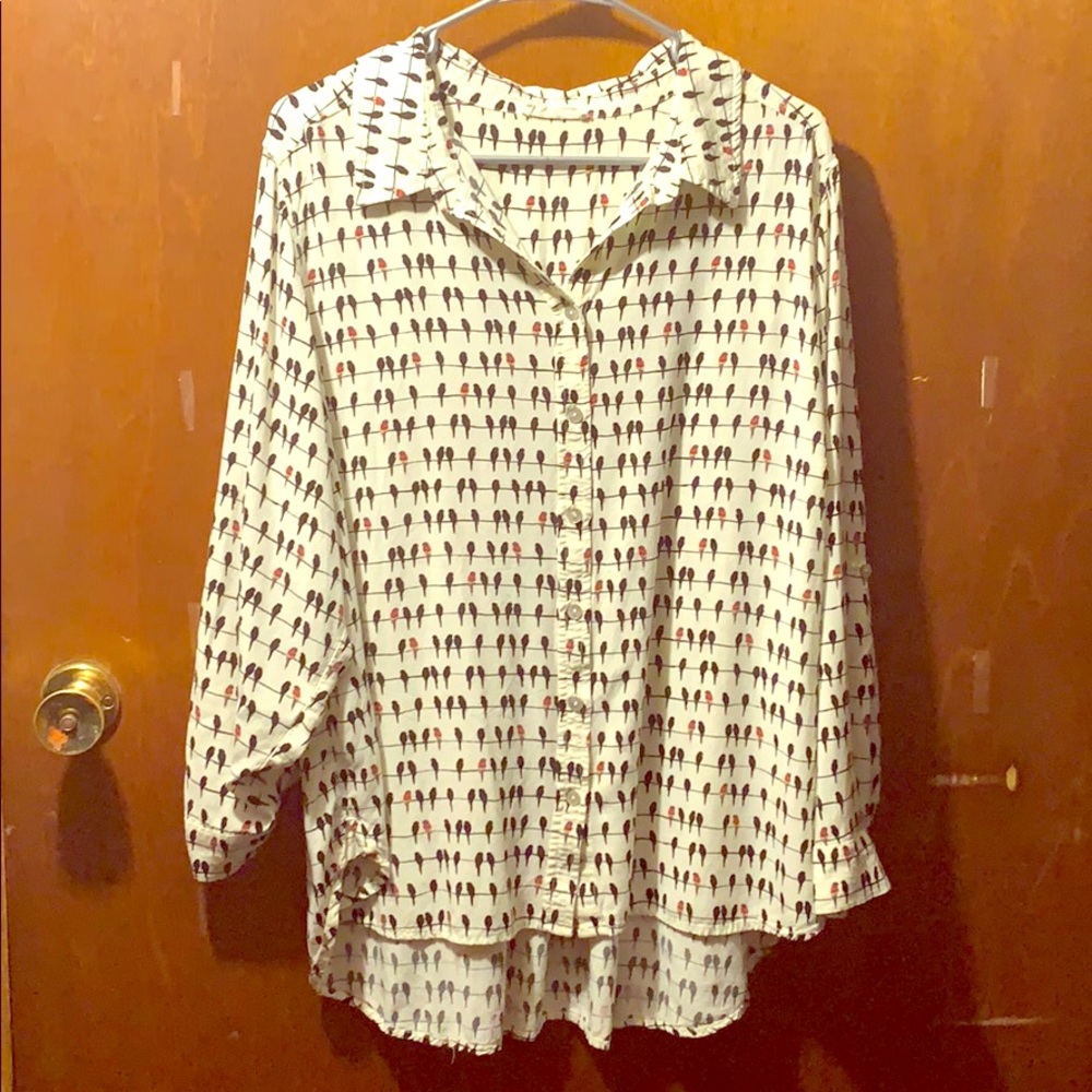 Love Bird Button Down